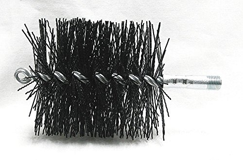 Tube Brush, Dia 4, 1/4 MNPT, Length 8