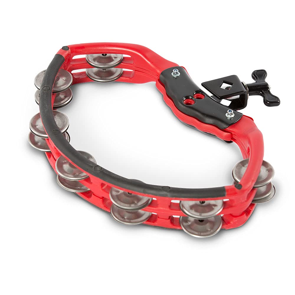NatalSpirit Drumset Mount Tambourine Red