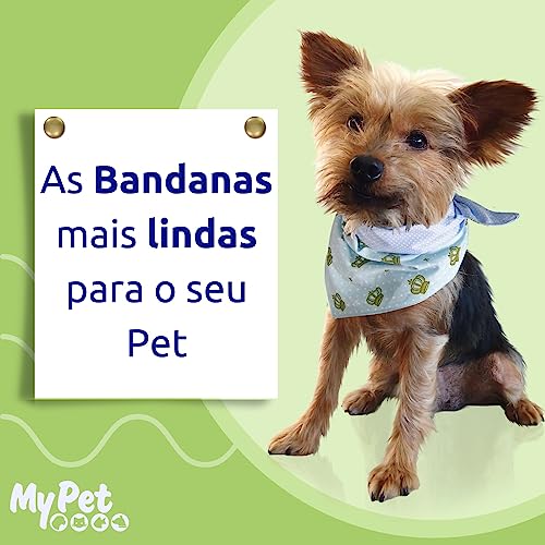 MY PET BRASIL Bandana Para Cachorro Grande Bandana Dupla Face Para Cães Bandana Para Pet Preto