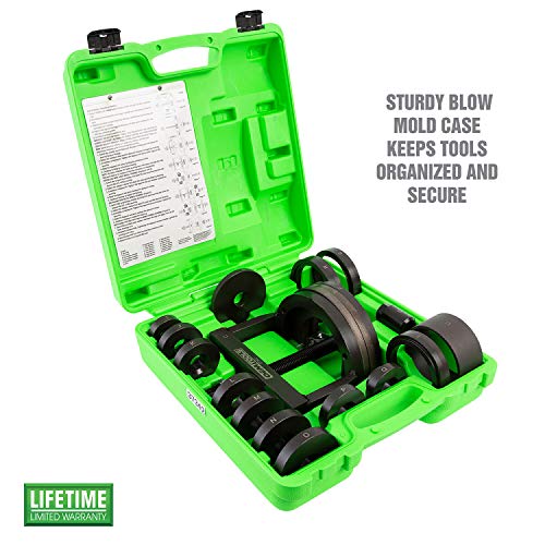 image for OEMTOOLS 37342 Master Wheel Hub and Bearing Remover and Installer Kit,