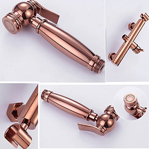 Limpieza de inodoro eficiente con rociador higiénico PE de pared 5