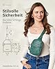 Vantamo Crossbody Bag Damen mit RFID-Schutz & Extra Sicher Anti-Diebstahl-Clip, Stilvolle Handtasche für den Alltag oder die Reise, Hochwertigem Material Anti Diebstahl Umhängetasche #2