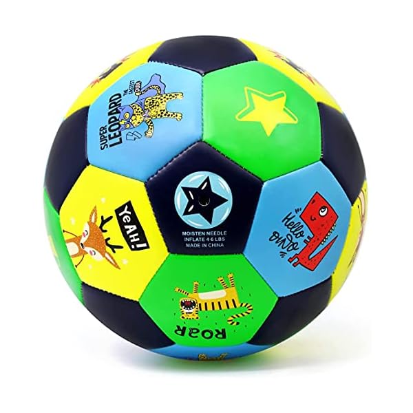 Kids Cartoon Character Multi Design Football Size 3