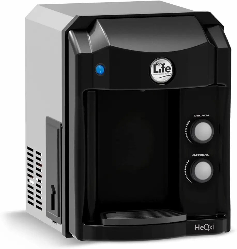 Filtro Purificador de Água Alcalino E Ionizado Com Ozônio Top Life - 127v (Preto)