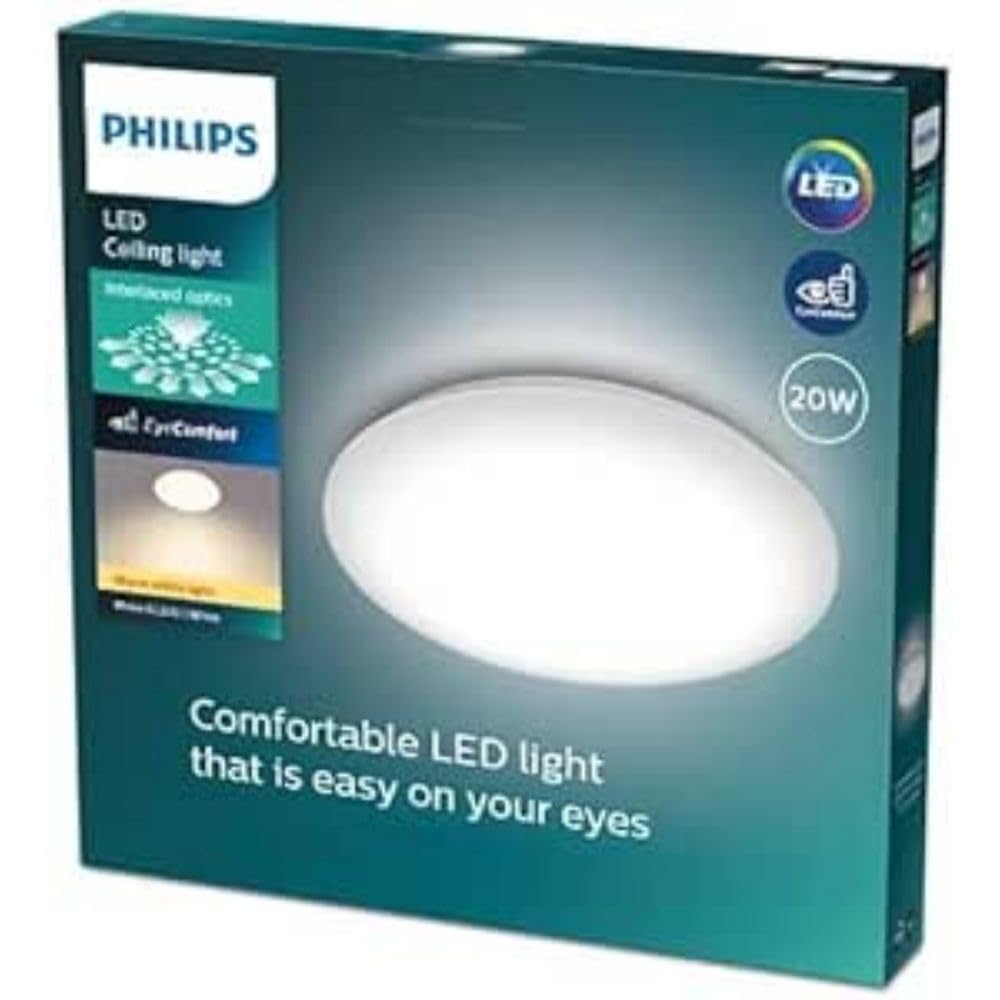 Philips LED CL200 20W Warm White 2700k [20W - White] for Indoor Home Lighting, Living Room, Study, Office