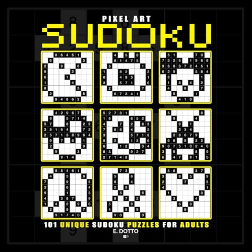 PIXEL ART SUDOKU: 101 Unique Sudoku Puzzles for Adults [E Ink - Writing-enabled Ereaders Only]...