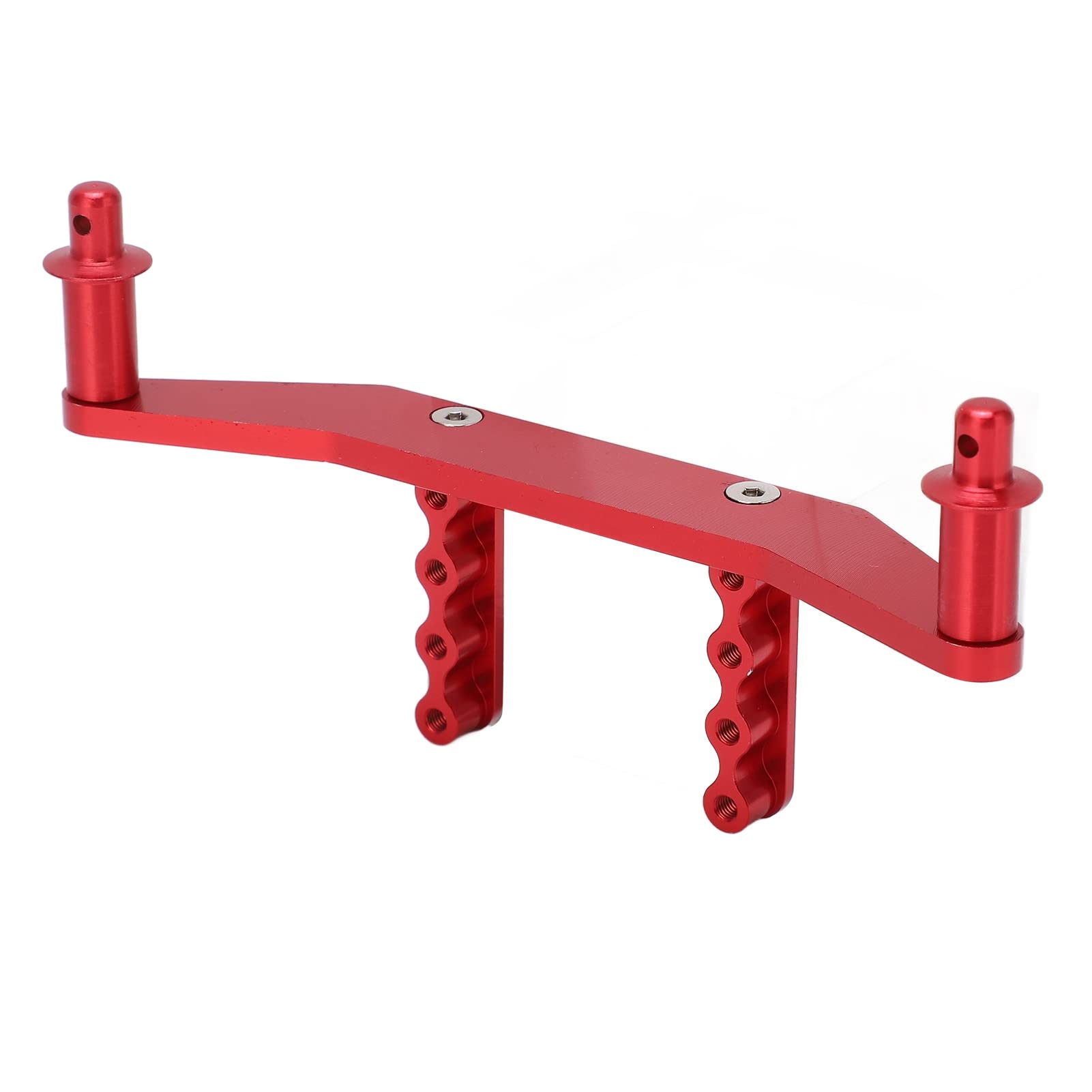 Soportes de carrocería delanteros y traseros de aleación de aluminio con postes de carrocería para coche Traxxas Slash 2WD 1/10 RC (Red)