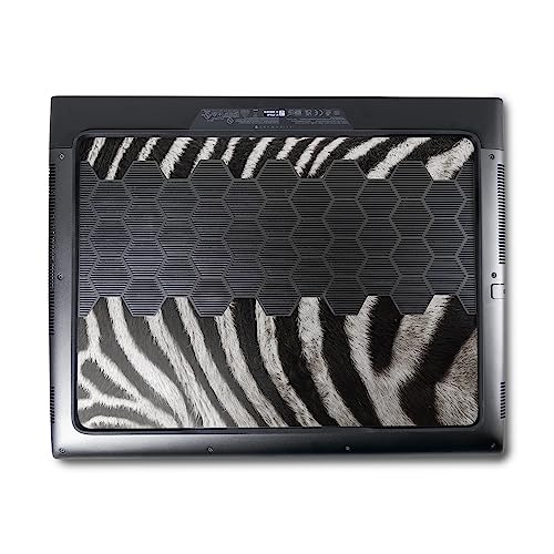 Image of MightySkins Skin Compatible with Alienware M18 R1 (2023) Full Wrap Kit - Zebra Closeup | Protective, Durable, and Unique Vinyl Decal wrap Cover | Easy to Apply & Change Styles | Made in The USA