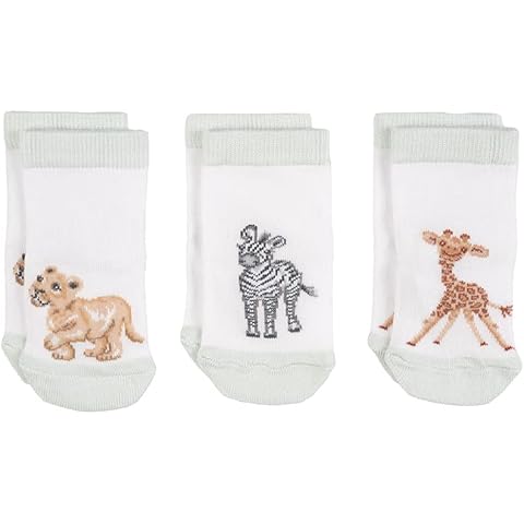 Wrendale Lot de 3 Chaussettes Bébé Cover