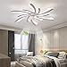 LED Fan Plafonnier,Ventilateur plafonnier moderne créatif plafonnier LED ventilateur de plafond dimmable,Lustre De Ventilateur Ultra Silencieux Chambre Salon Fan Lumière Éclairage