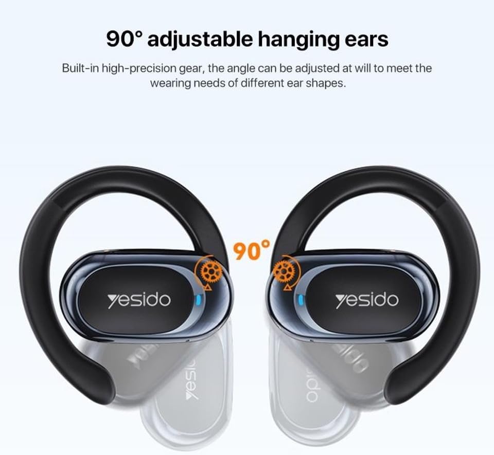 Yesido YSP13 Earphones connected to a smartphone playing music