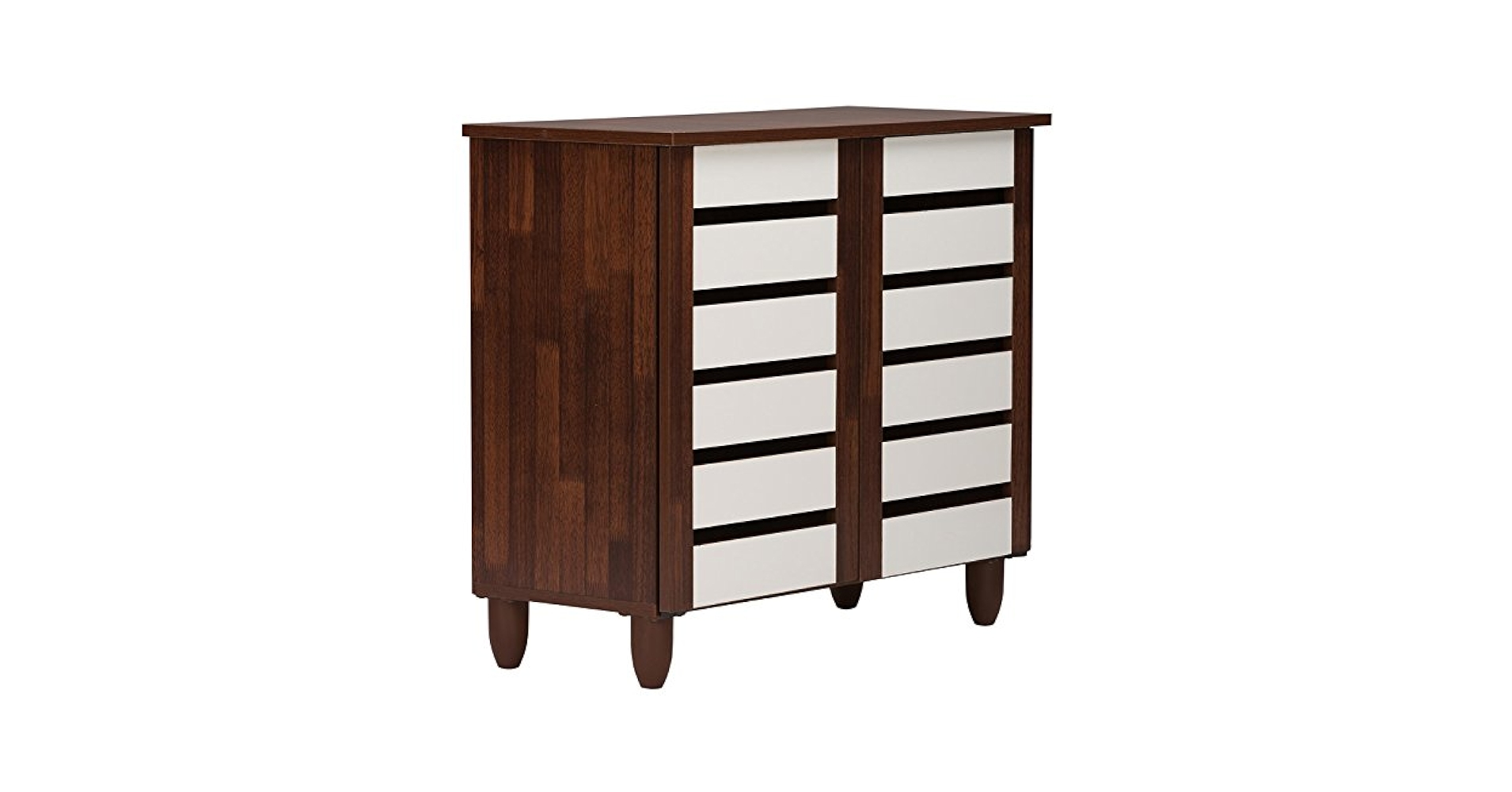 Amazon.com: Baxton Studio SC865512-Dirty Oak Shoe Storage