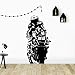 Autocollant mural de mode moto décalcomanie autocollants en vinyle pour chambre d'enfants décoration murale autocollant salon papier peint autocollants décor A4 XL 57 cm X 109 cm