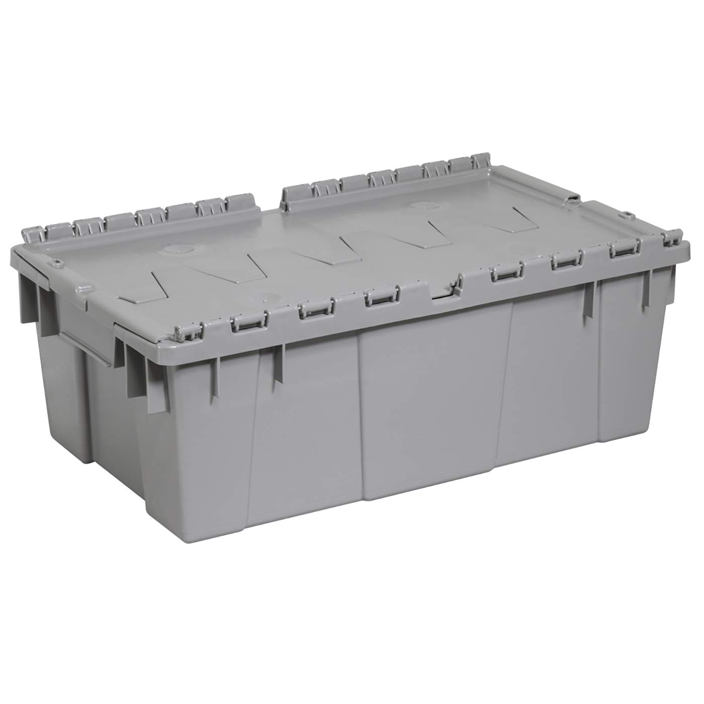 HDX 12 Commercial Flip Top Storage Tote In Gray 206202 The, 50 OFF