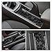 Compatible for Mazda 3 2010 2011 2012 2013 Accessories Car Handbrake Panel Water Cup Holder Cover Decals Carbon Fiber Stickers(Black Carbon)