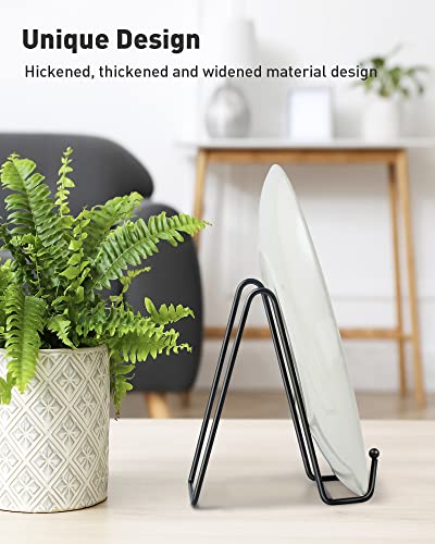 Cuncui 2 Pcs 6 In Plate Stands For Display, Plate Holder Display Stand, Easel Display Stand, Picture Frame Holder Stand, Book Display Stand, Cookbook Stand. #TOP6