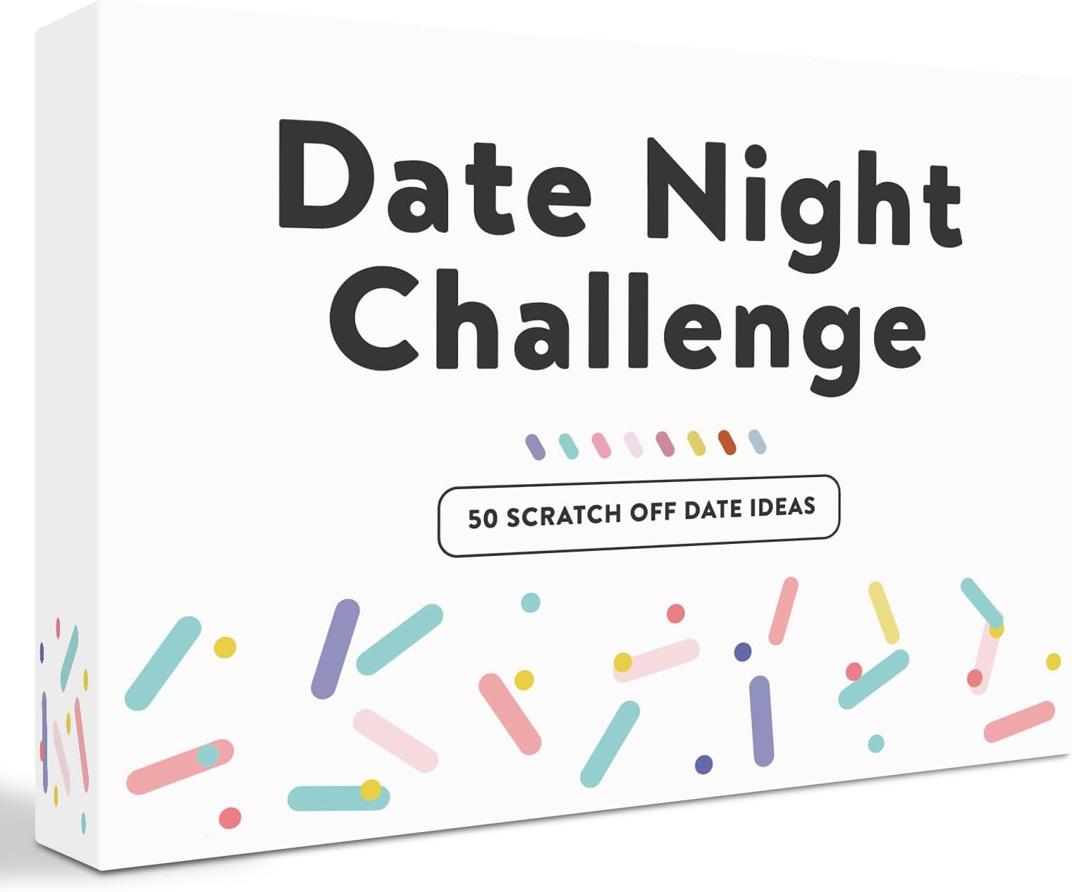 50 Fun & Romantic Scratch Off Date Night Ideas for Couples, Gifts for Him, Her, Husband, Boyfriend, Men - Valentinesday Gifts for Her - Stocking Stuffers, Anniversary, Birthday Gifts (Original)