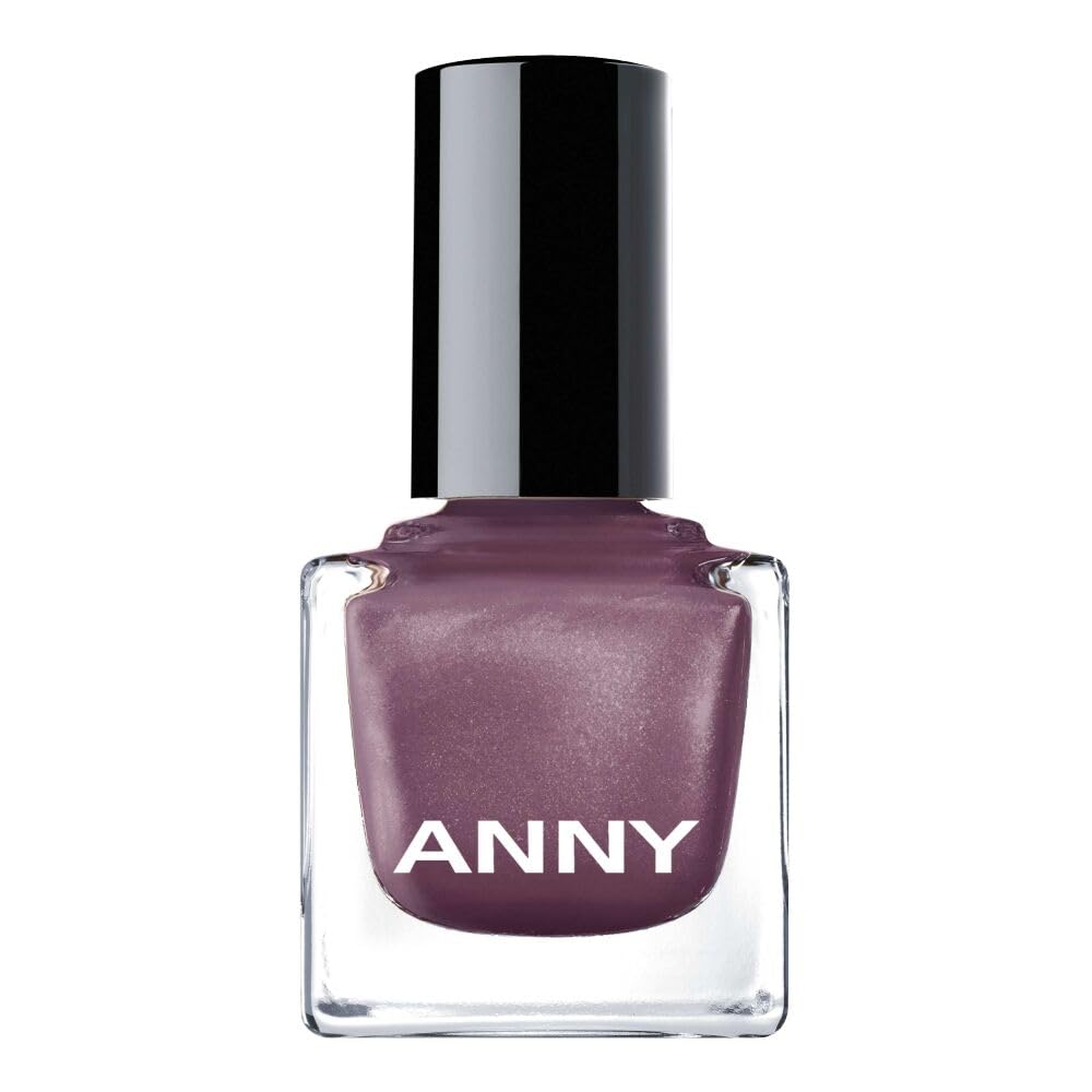 ANNY Nail Polish – Hochwertiger Farb-Nagellack mit langanhaltendem Glanz, splitterresistent und schnelltrocknend, Farbe: hero glam - Perlendes Pflaumenrosa - 15 ml
