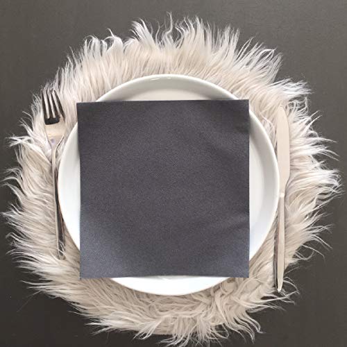 Cojín de silla gris de 32 cm para decorar cocinas y terrazas en pack de 6 3