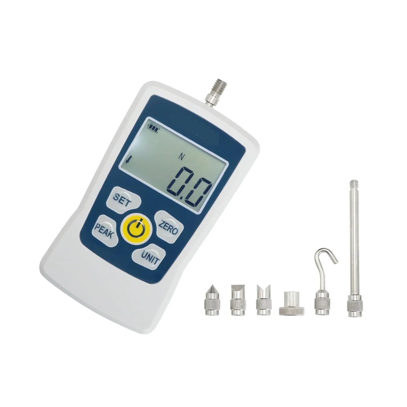 Dynamometer, Portable Digital Push Pull Force Gauge Force Test Equipment Dynamometer 1% High Accuracy AM
