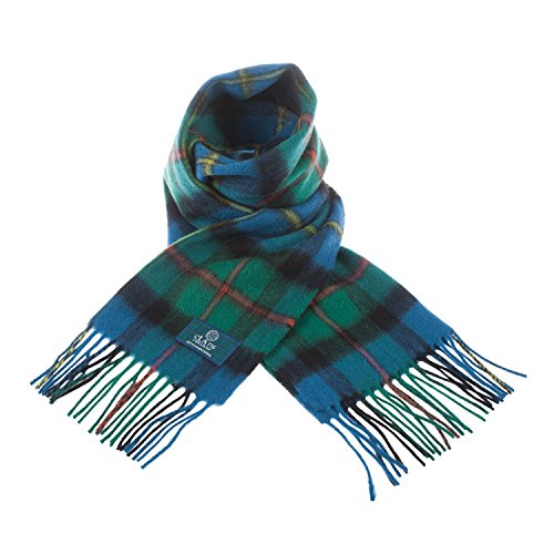 Clans Of Scotland Pure New Wool Scottish Tartan Scarf Macleod Of Harris Ancient (One Size)