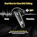 KICKER Bluetooth Earbuds TW3 Wireless Earbuds with Active Noise Cancellation, 25-Hour Battery Life, in-Ear Headphones with Dual Microphones for Clearest Voice Clarity Touch Controls