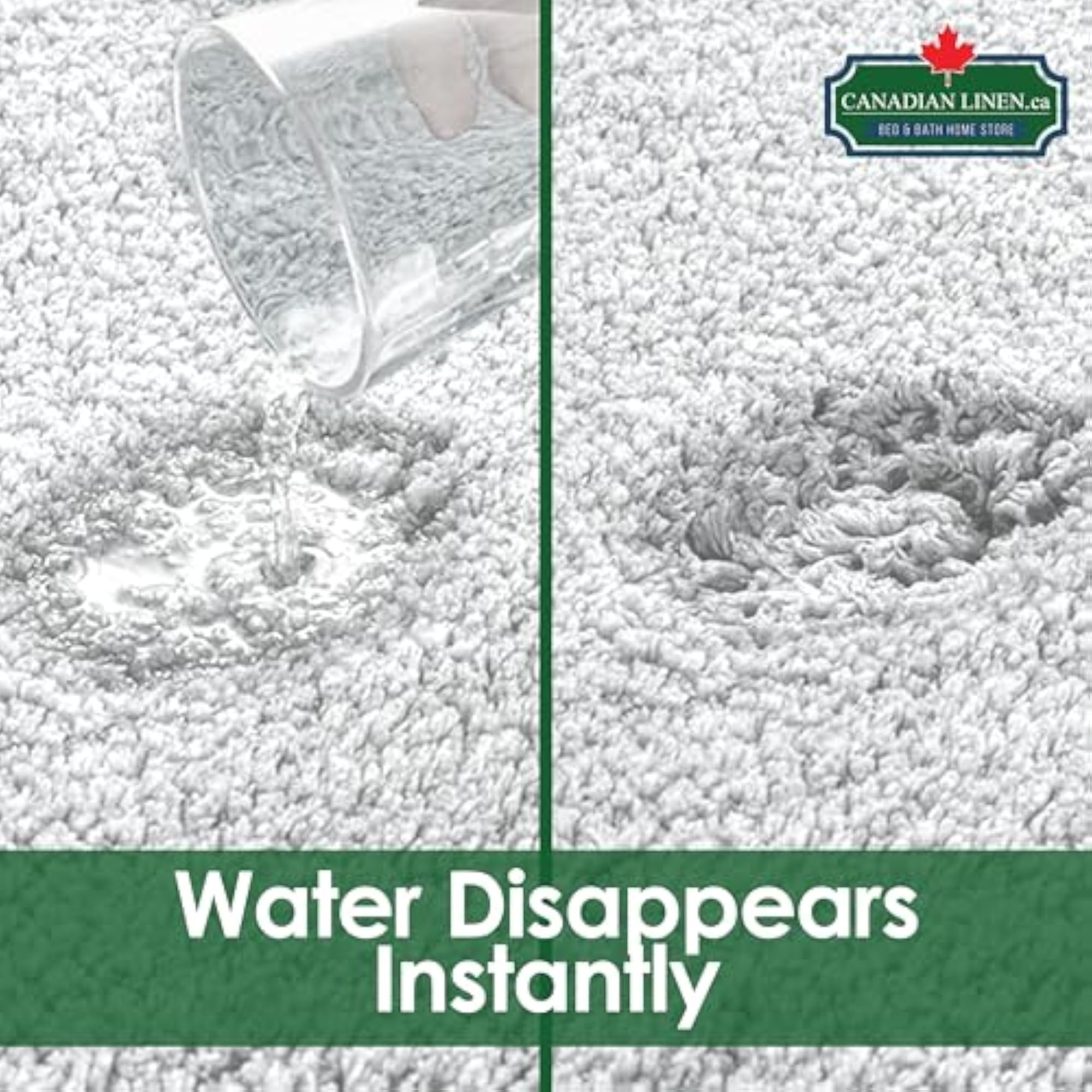 Regal White Bath Mats, 2-Pack Set