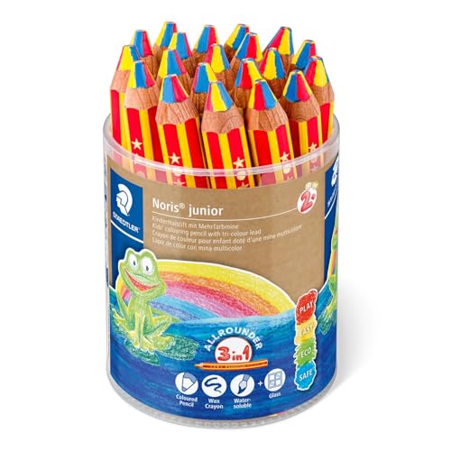 STAEDTLER Crayon de couleur Noris junior 100% PEFC