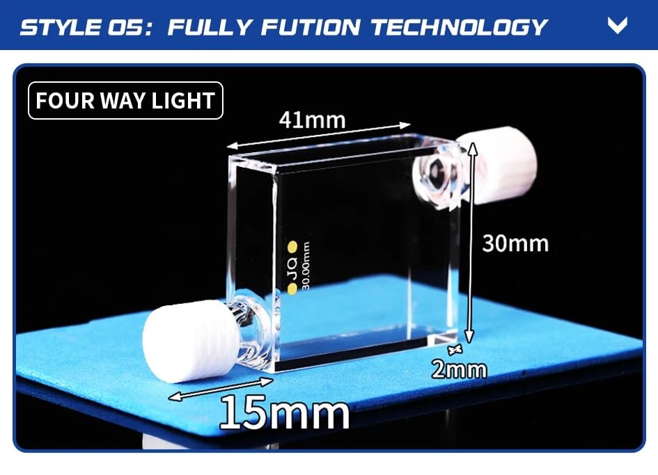 Hochwertige Quarz-Fluoreszenzfluss-Kolorimetrieschale – 3,5 ml, mehrere Pfadlängen, hervorragende Lichtdurchlässigkeit, 1 Stück | (05)15mm