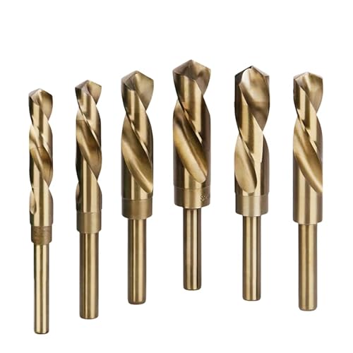 Premium Quality HSS M35 Cobalt 5% Metal Twist Jobber Drill Bit - Normal Shank/Reduced Shank 13mm - Drilling Stainless Steel & Hard Steel Metal Wood Aluminium Plastic (1, 20mm x 151mm)