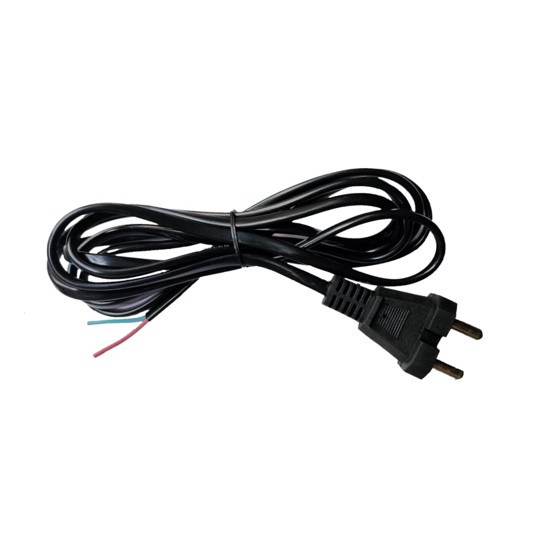 Electric Cable Cord for Mixer/juicer/Hair Dryer, 2 pin Plug Power Cord for Small appliances (2.5 Yard Size) (B0BTLNZ115) Amazon Price History, Amazon Price Tracker