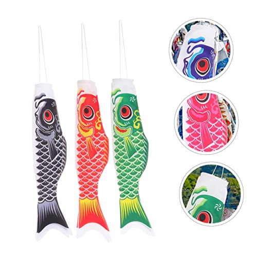 Décoration de jardin carpe Koinobori Mipcase pour raviver une pelouse