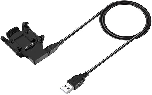 Compatible con el cable de carga USB de repuesto para reloj Garmin Descent Mk1, cables de carga USB compatibles con reloj Garmin Descent Mk1