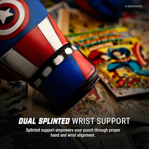 Image of Hayabusa Marvel Classic Boxing Gloves for Men, Women & Kids - Officially Licensed | 16oz 12oz 8oz 6oz Training, Sparring, Bag & Pad Work