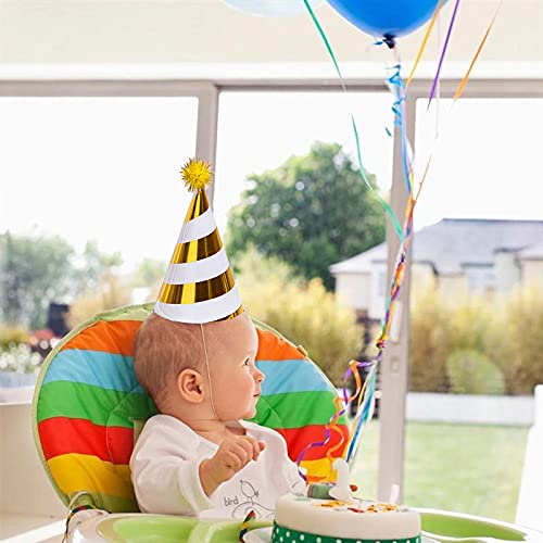10 stuks verjaardagsfeest decoratie hoeden verjaardag party baby douche foto rekwisieten mooie kegels verjaardag papier… - Image 4
