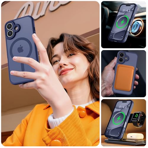 Image of MOCCA Magnetic Shockproof for iPhone 17 Case,Deep Blue