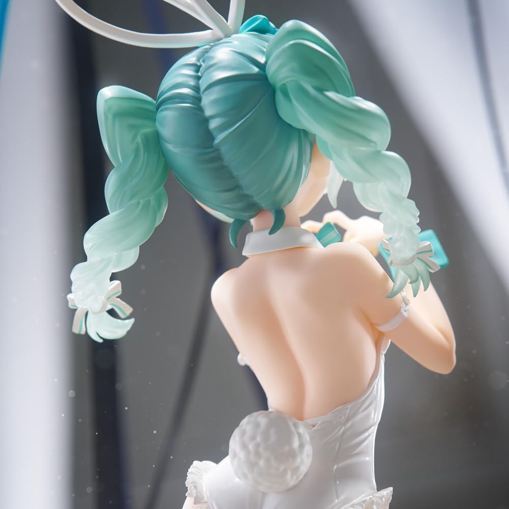 Figura Miku Bunny Girl De 27 Cm | Jiumaocleu | PVC | Estatua Coleccionable De Anime | Decoración De Escritorio Y Regalo