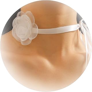 Flower Choker Necklace for Women Vintage Lace Flower Necklace Floral Choker Velvet Camellia Rose Choker Necklace Big Flower Collar Choker Necklace Jewelry for Women Teen Girls