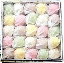 Okadaen Isuzugawa Wasanbon Dried Sweets, Wasanbon Sugar, Dried Sweets, Rakugan, Rakugan, 4 Colors, Pack of 25