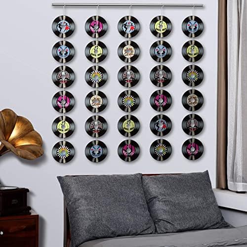 3 Packs Record Cutout Banner 1950's Rock and Roll Music Party Decorations Record Wall Decor Signs for 50's Theme Party Supplies Music Party Favors
