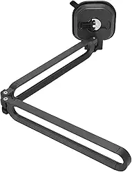 TOPINCN Rack de Secagem Dobrável de Liga de Alumínio, Cabide de Lavanderia Montada na Parede, Secador de Roupas para Economizar Espaço Com Copo de Sucção e Design de 2 Vezes para o