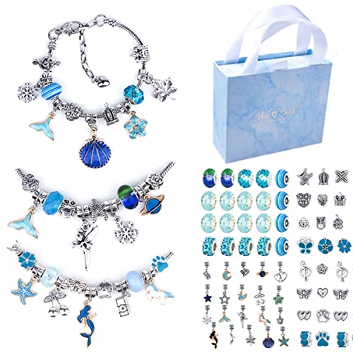 Goorder Charm Armband Kit Mädchen Schmuck Bastelset Kinder Armband DIY Freundschaft geschenke Mädchen Weihnachten Geburtstag Geschenke 6 7 8 9 10 11 12 Jahre Cover