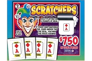 $5 Bingo Pull Tickets Scratchers, Pull Tabs Bingo Tickets