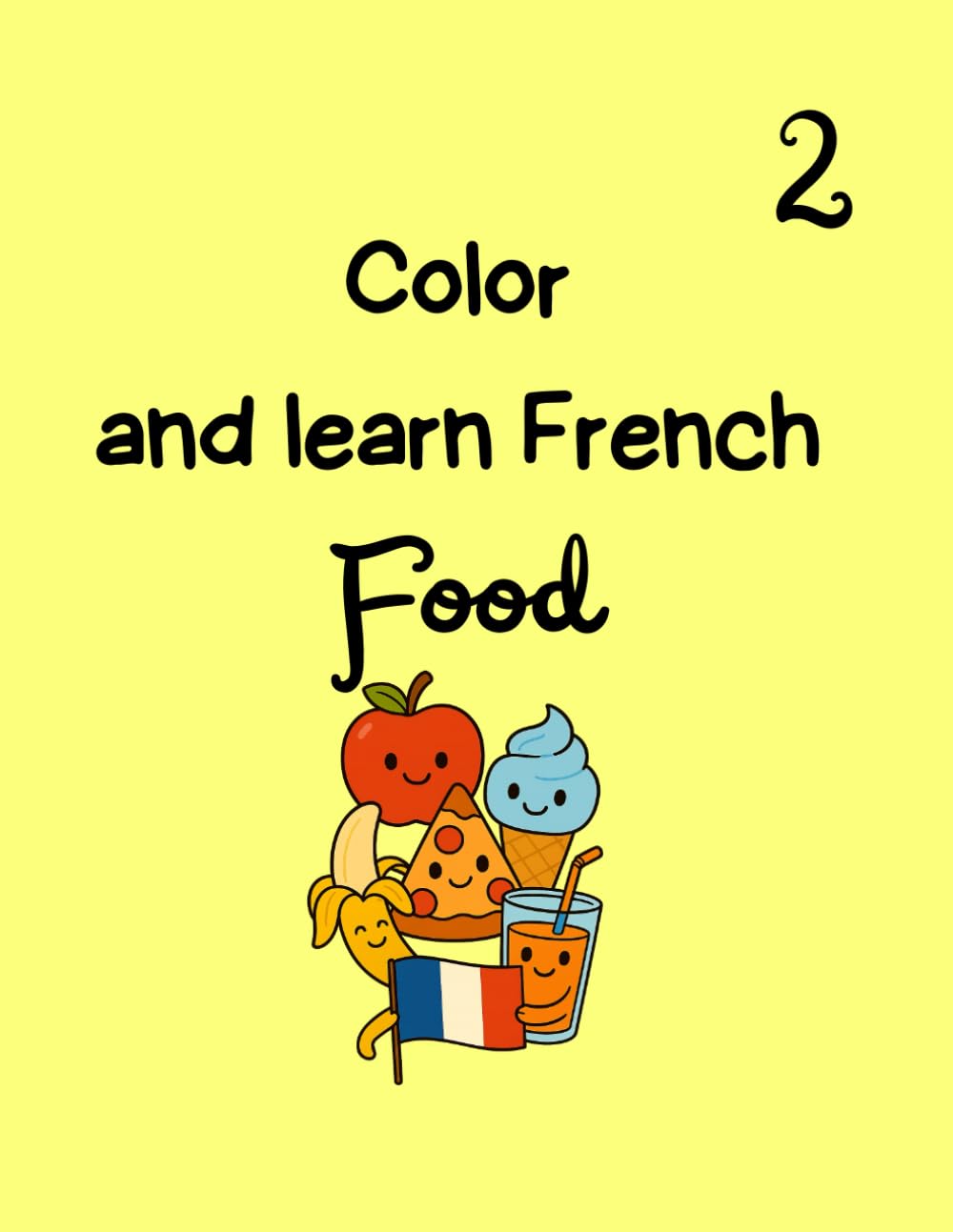 Color and Learn French - Food