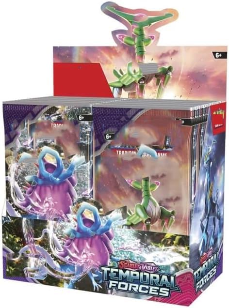 Image of Scarlet and Violet - Temporal Forces Booster Display Box - 36 Packs 360 Cards