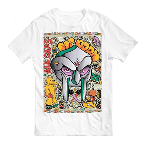 Amazon.com: MF Doom Shirt Hip Hop Music Rapper T Shirt Men's