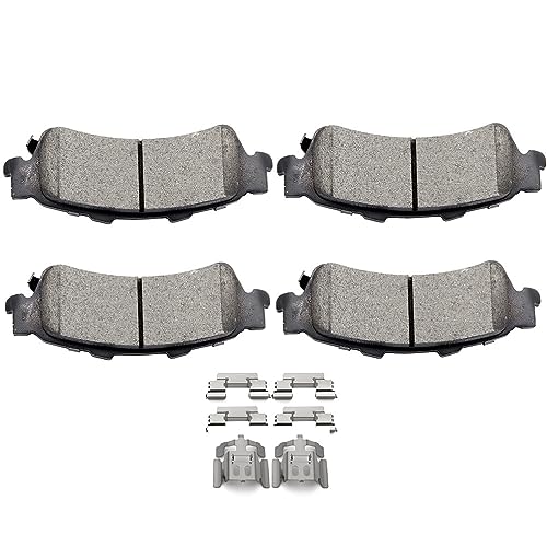 Image of SCITOO D792-7700 Disc Brake Pads Sets Rear Ceramic Brake Pads w /Hardware | For Cadillac For DeVille,For DTS,For Chevrolet For Astro,For Avalanche 1500,For Silverado 1500,For Silverado 1500