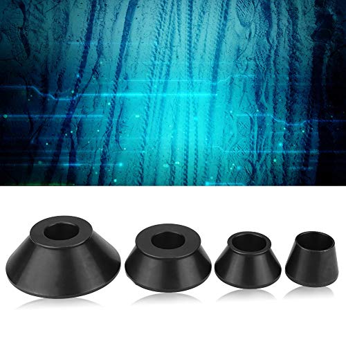 Image of Tire Balancer, Tire Changer, Wheel Balancer Cones Set, Manual Tire Changer, 4Pcs Carbon Steel Tire Balancer Adapter Cones Standard Taper Cone Kit Compatible For Cars Trucks