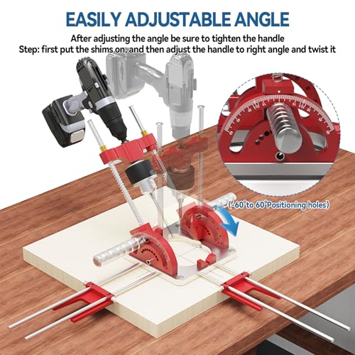 Portable Multi-Angle Drill Guide Stand for 1.5–13mm