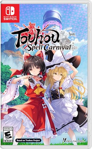 Touhou Spell Carnival Nintendo Switch, le jeu idéal en déplacement